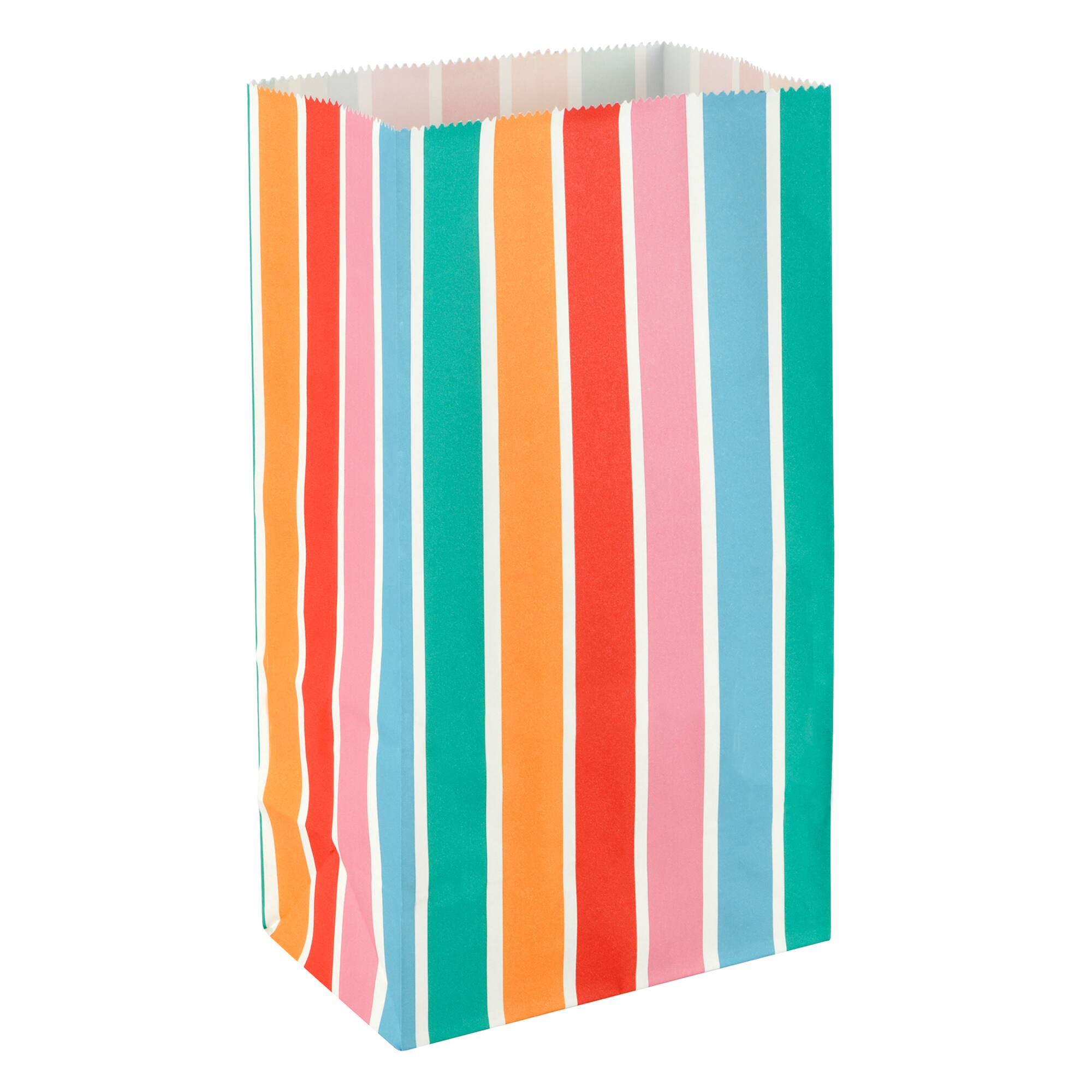 Multicolor Stripes Favor Bags, 12ct. by Celebrate It™